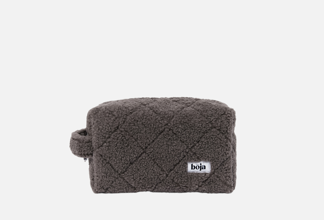 

Косметичка с ручкой BOJA, Серый, Teddy grey