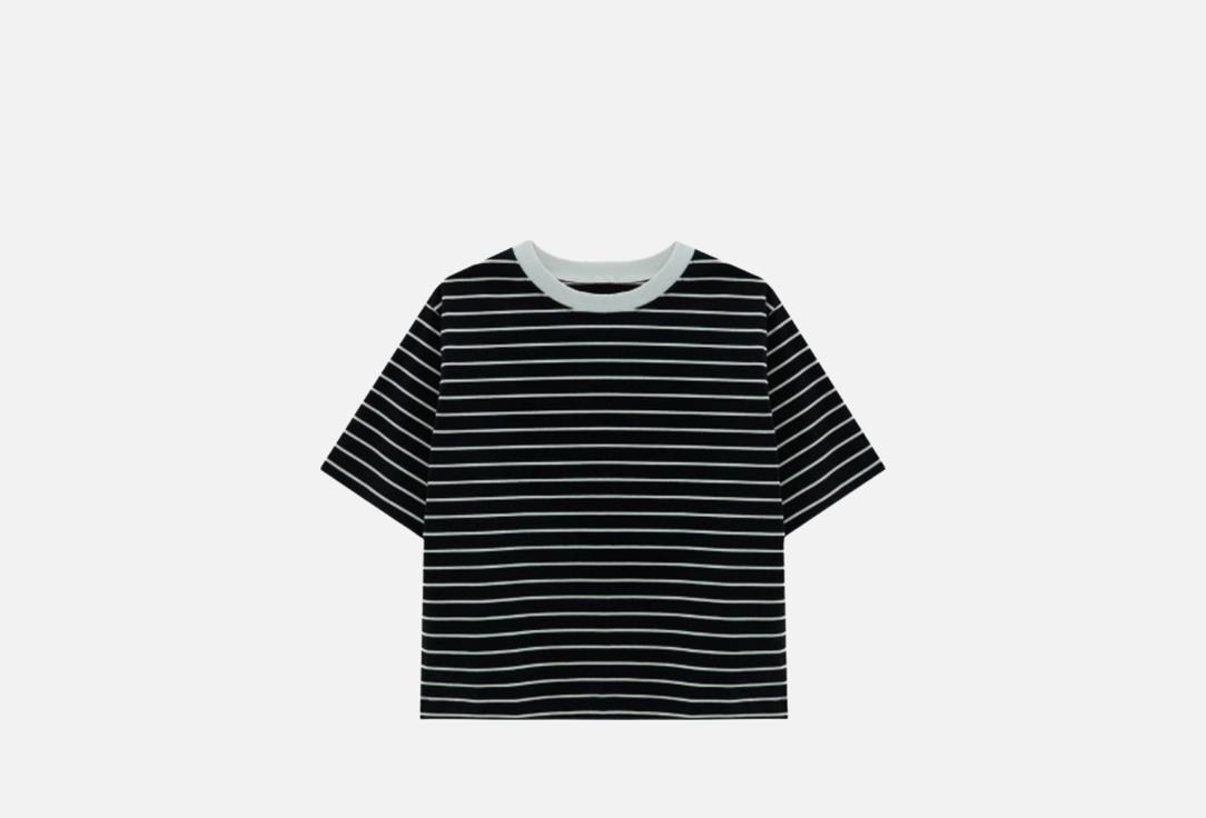 Изображение товара Футболка Mark Formelle Черно-белая в полоску