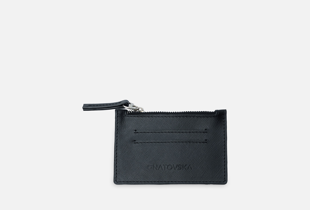 Изображение товара кожаный кошелек Gnatovska черный
