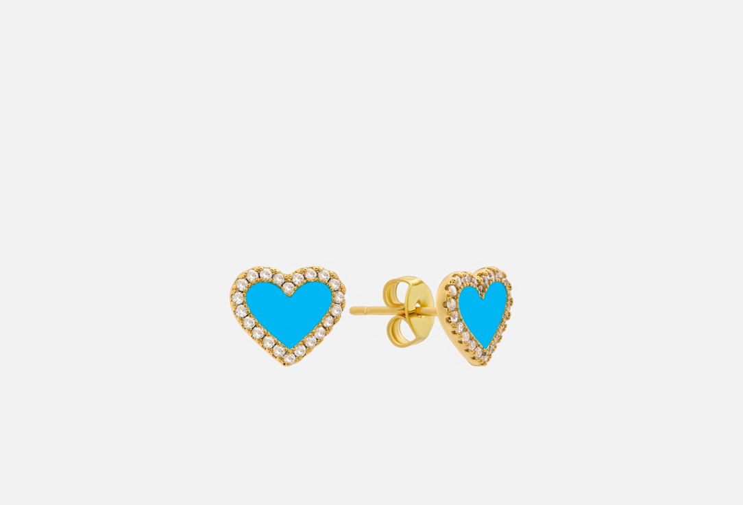 

Серьги KOMSI BRAND, The best Gold-Blue 2 шт