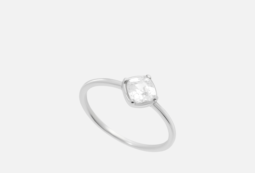 Изображение товара Кольцо Nona из серебра с фианитом 17 размер стильное украшение для женщин