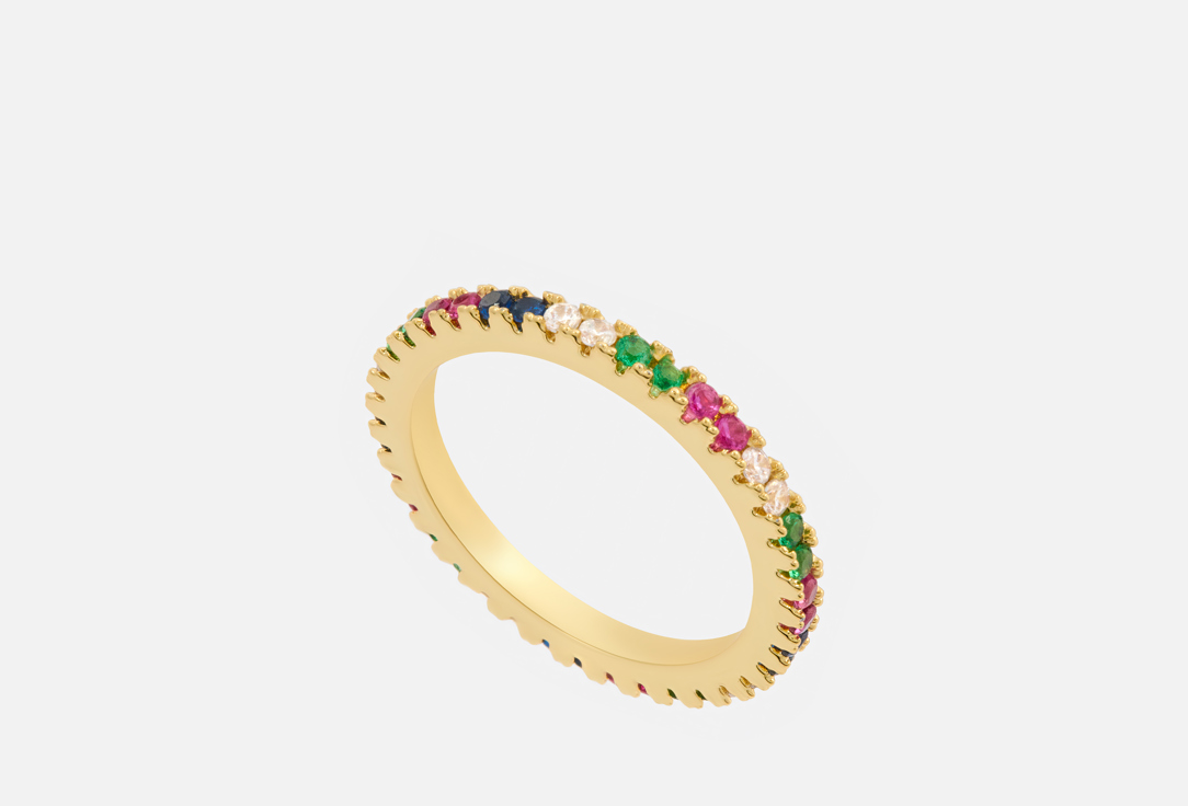 Изображение товара Кольцо Komsi Minimaliss из ювелирного сплава с фианитами 18 размер