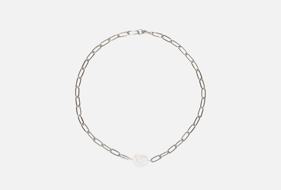 Изображение товара Стильный женский чокер Stone Town Point Silver с жемчугом и покрытием родием