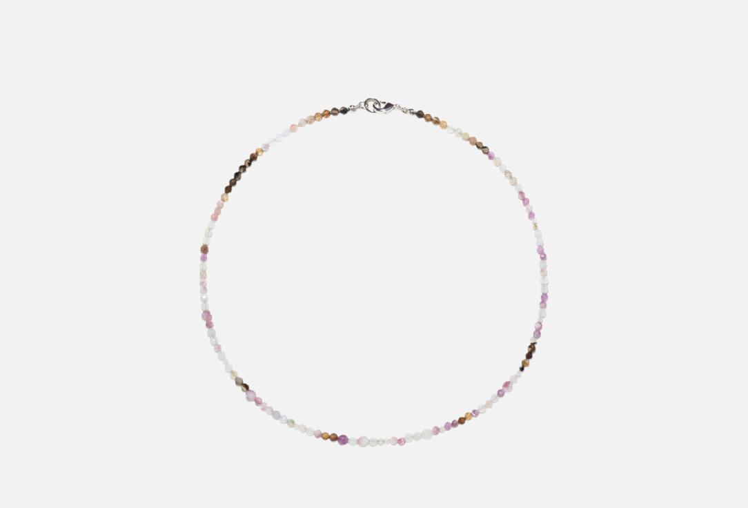 Изображение товара Чокер Stone Town Sakura из натуральных камней с покрытием родирование