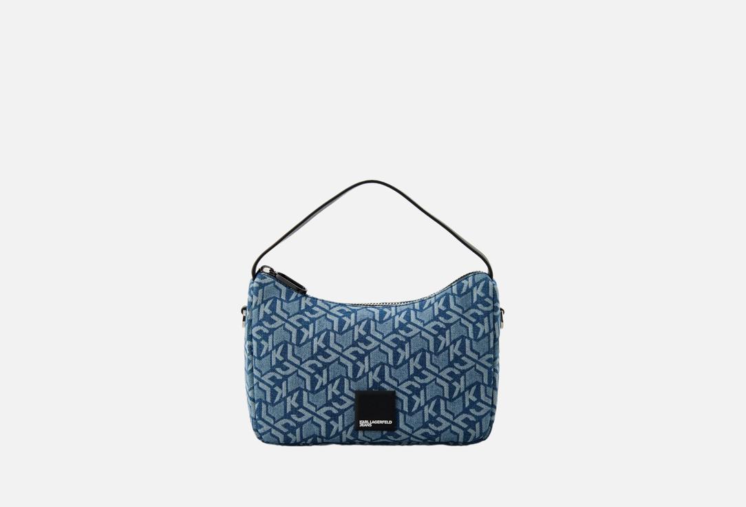 

Сумка кросс-боди KARL LAGERFELD JEANS, Принт, SOFT MINI HOBO, Monogram Blue