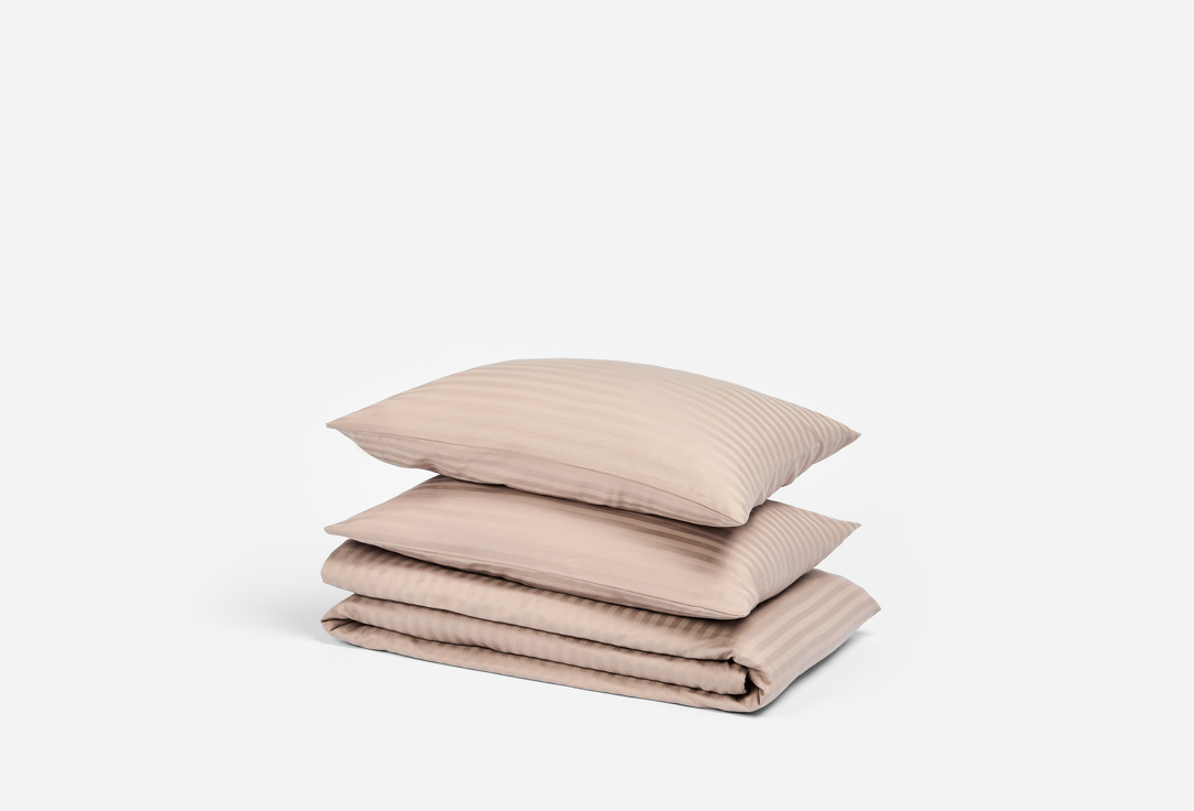 Изображение товара Комплект постельного белья Атмосфера серый 1.5 спальный сатин гипоаллергенный