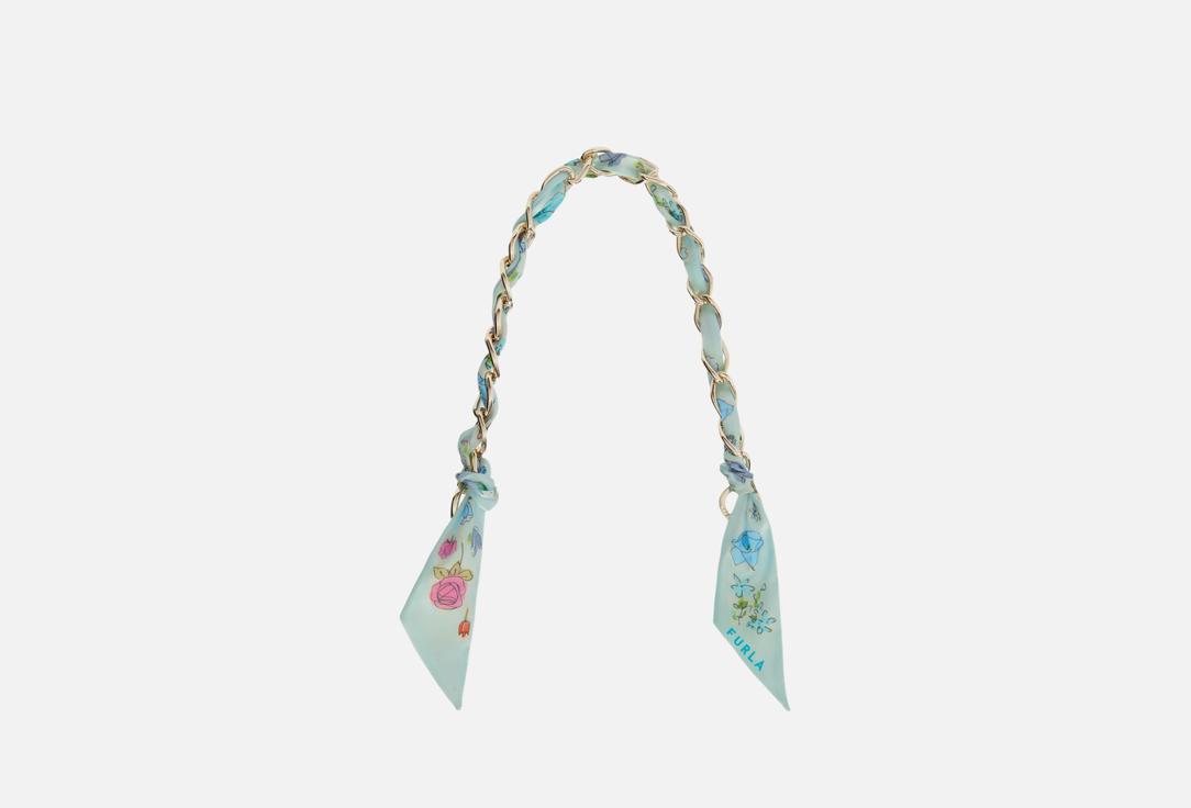 Изображение товара Ремень для сумки FURLA MYFURLA FOULARD 55 см кожа и алюминий принт маки