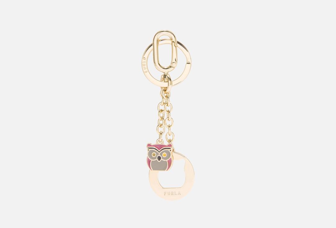 Изображение товара Брелок FURLA CRYSTAL KEYRING OWL BLUSH для женщин стильный аксессуар