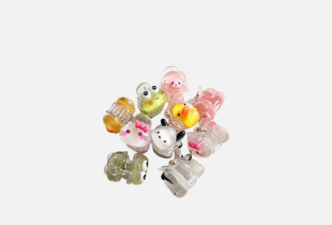 

Набор крабиков для волос APSIS ACCESSORIES, Животные 10 шт