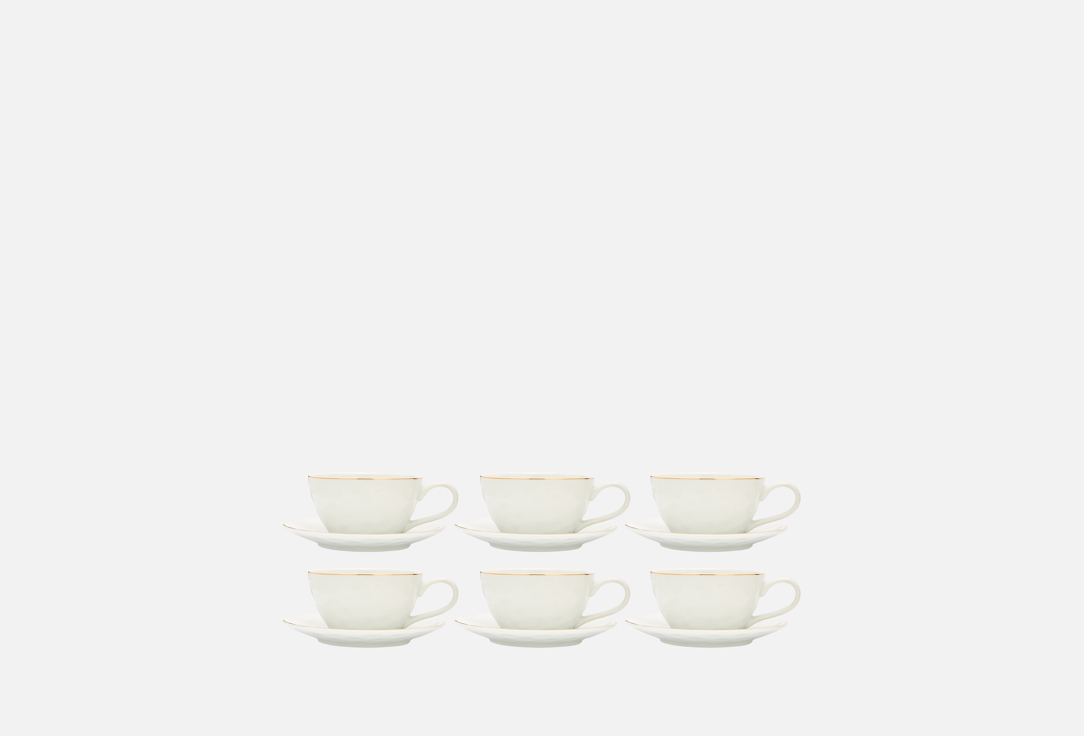 Изображение товара Чайный сервиз D.L.K. белый, золото