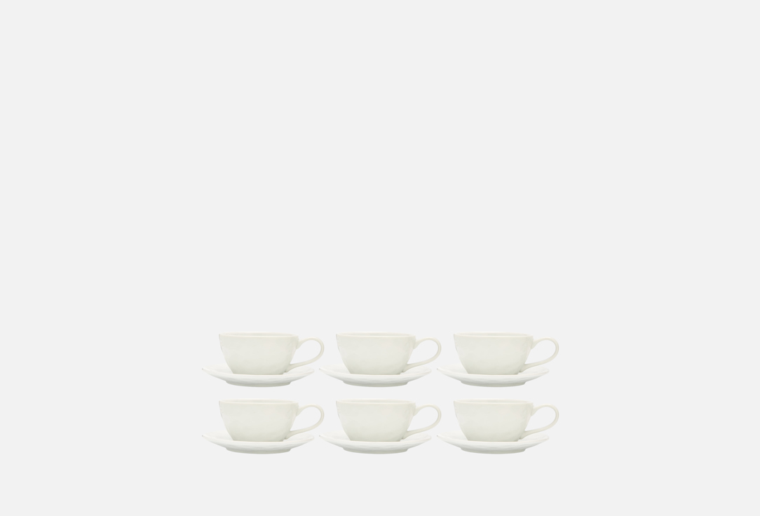 

Чайный сервиз D.L.K., Белый, Белый 12 шт