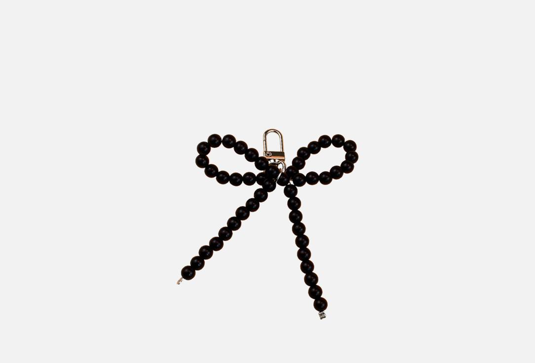 Изображение товара Обвес-брелок на сумку ВеликолепнаЯ элегантный бантик черные шарики