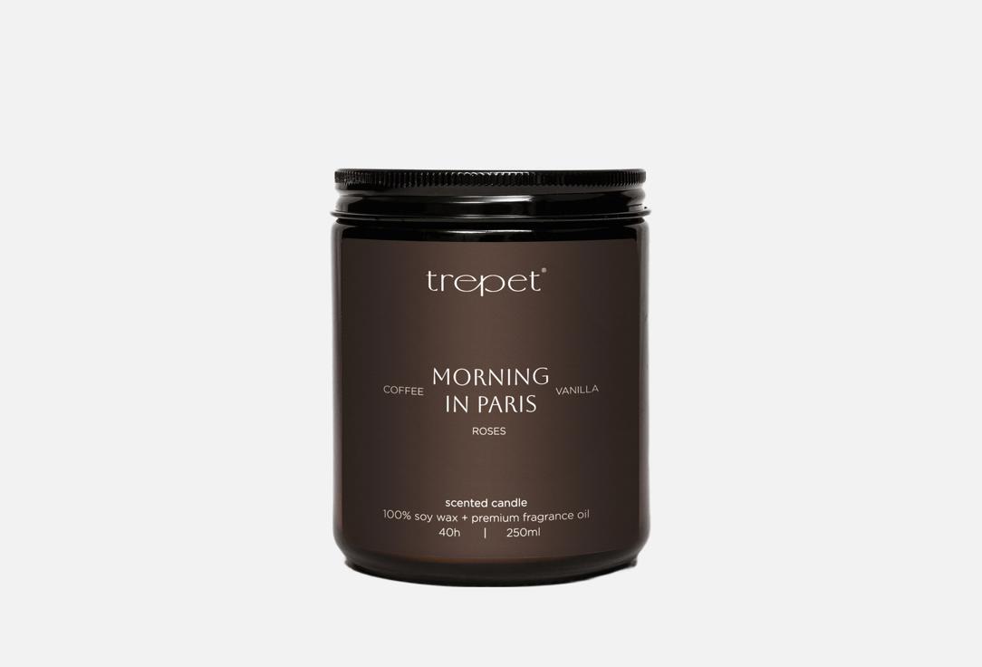 Изображение товара Ароматическая свеча Trepet morning in paris 250 мл с нотами роз и кофе