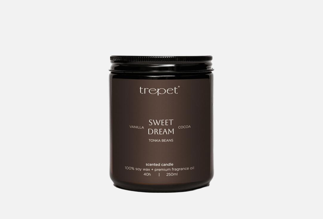 Изображение товара Ароматическая свеча Trepet sweet dream 250 мл соевый воск ваниль какао