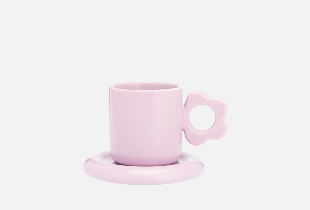 Изображение товара Чайная пара ROOMI из керамики, сиреневый