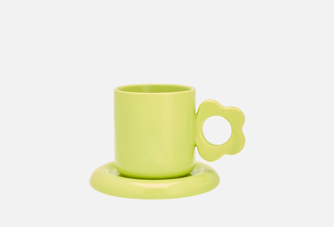 Изображение товара Чайная пара ROOMI из керамики, салатовый
