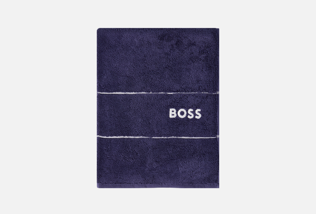 Изображение товара Махровое банное полотенце Hugo Boss Plain Navy 100x150 см из органического хлопка