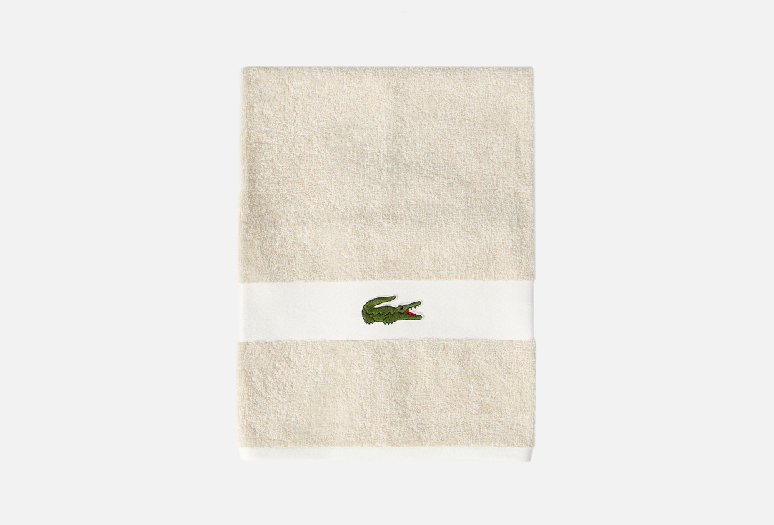 Изображение товара Махровое полотенце для лица Lacoste Casual Argent 55x100 см из органического хлопка