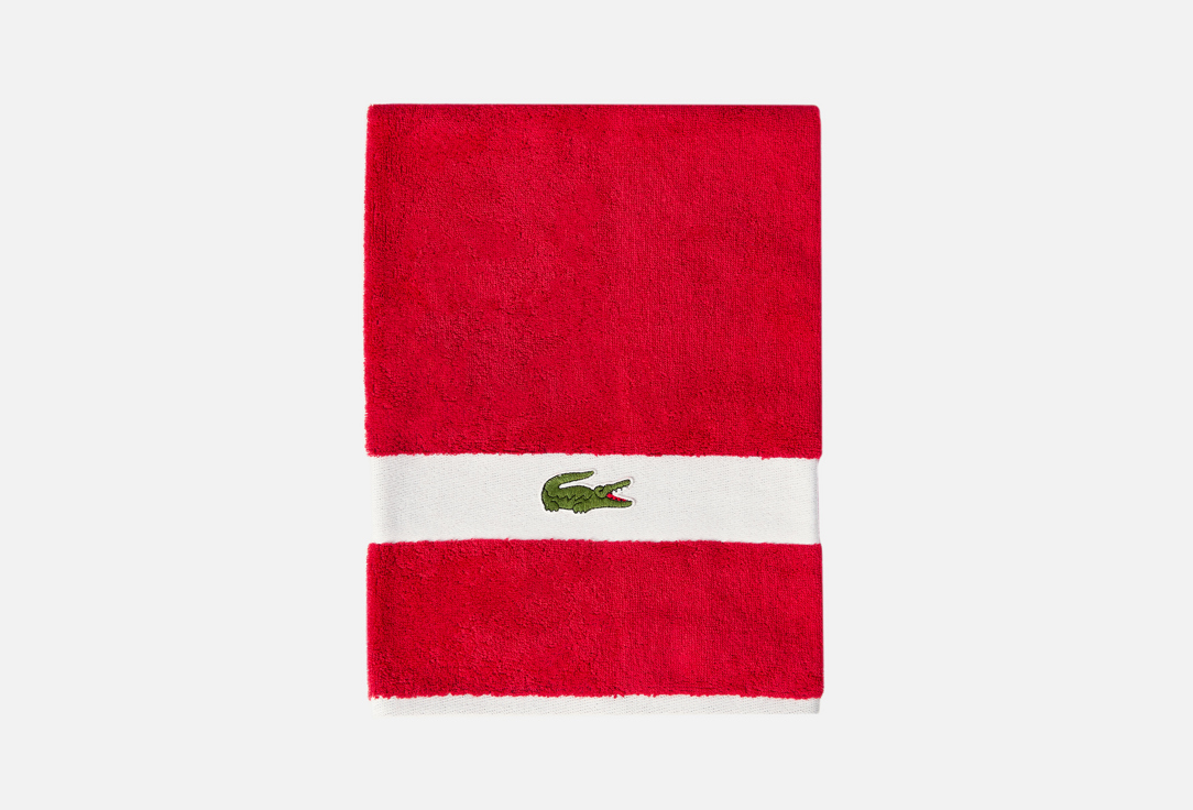 Изображение товара Полотенце для лица махровое Lacoste Casual, Rouge, 55x100 см