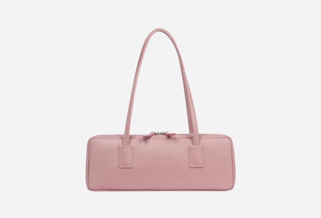 Изображение товара Кожаная сумка-такса SAAJ розовая