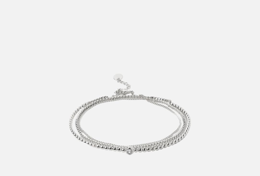 Изображение товара Браслет Attribute Shop из шариков жесткий с цепью