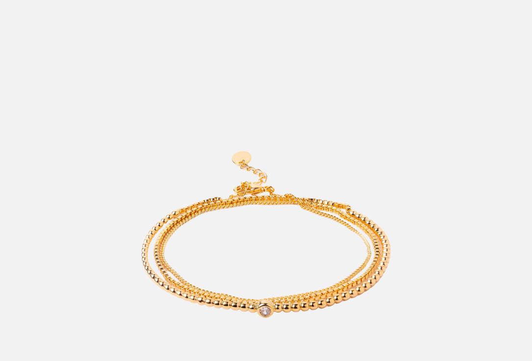 Изображение товара Браслет Attribute Shop из шариков жесткий с цепью