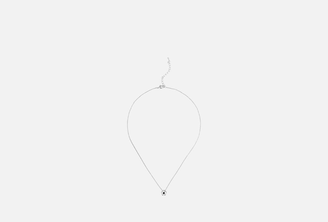 Изображение товара Цепочка Attribute Shop Цветок с чёрным кристаллом