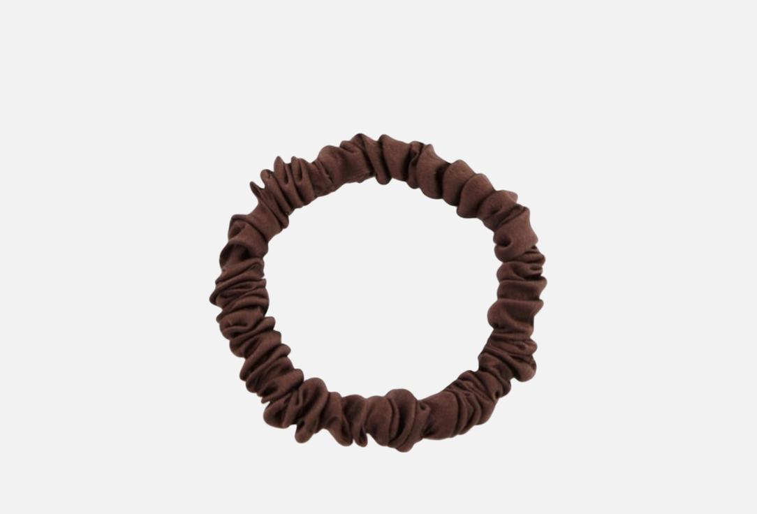 Изображение товара Шелковая резинка для волос k∙k Anna шоколад