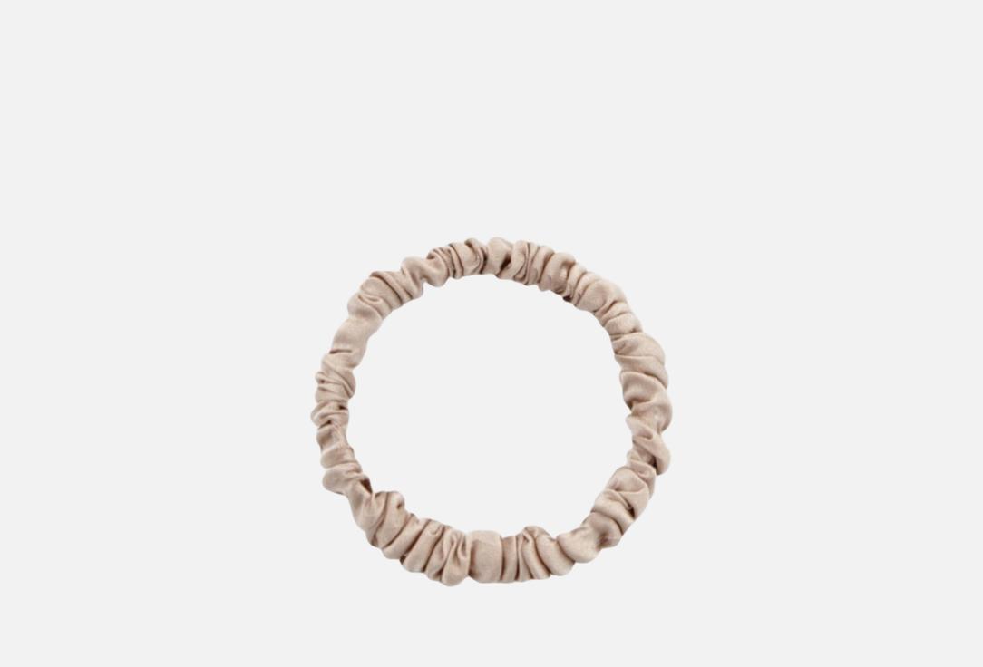 

Шелковая резинка для волос K∙K, Бежевый, Anna ваниль 1 шт