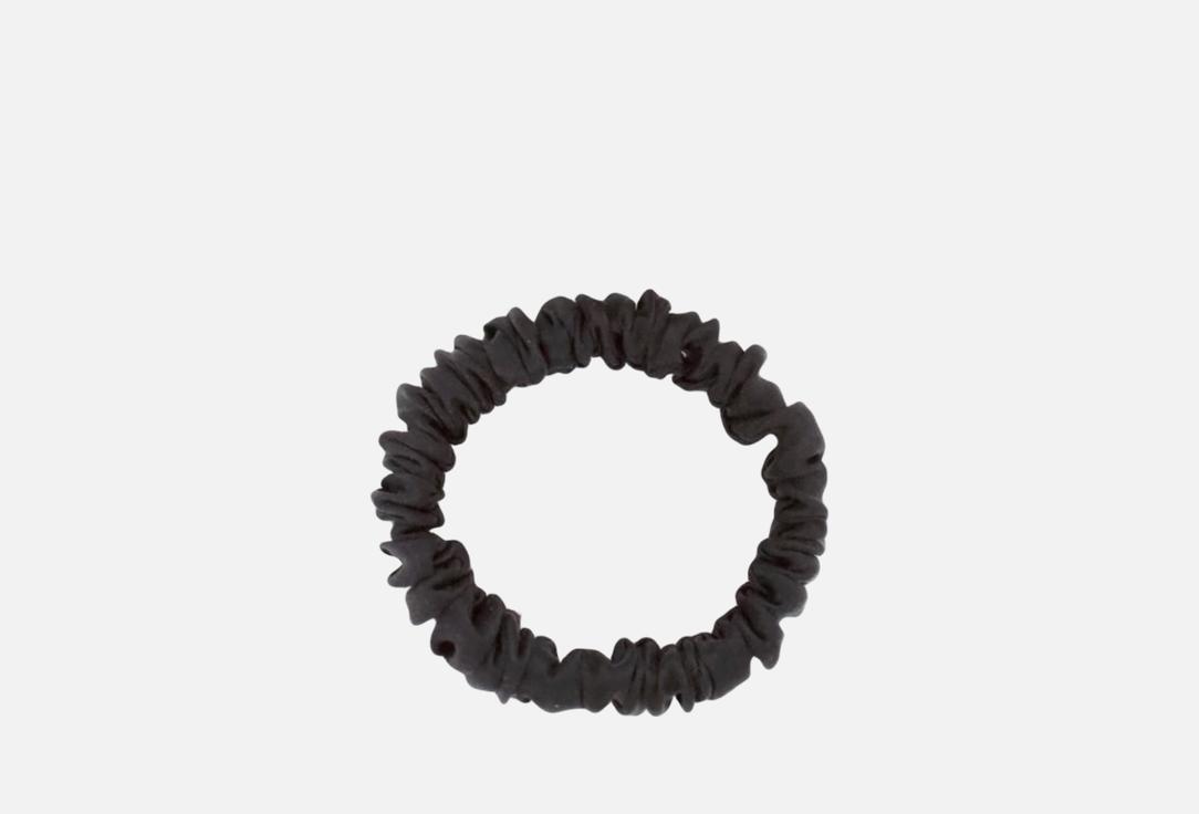 Изображение товара Шелковая резинка для волос k∙k Anna черный натуральный шелк