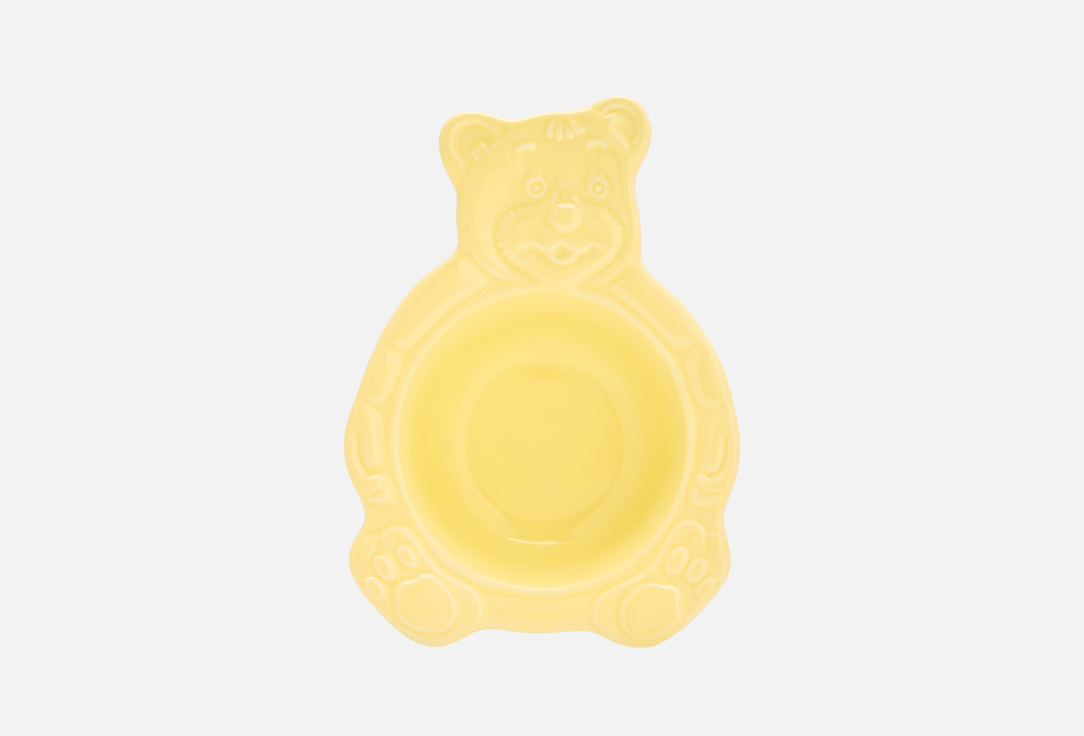 

Тарелка ROOMI, Желтый, Желтая, Мишка 1 шт