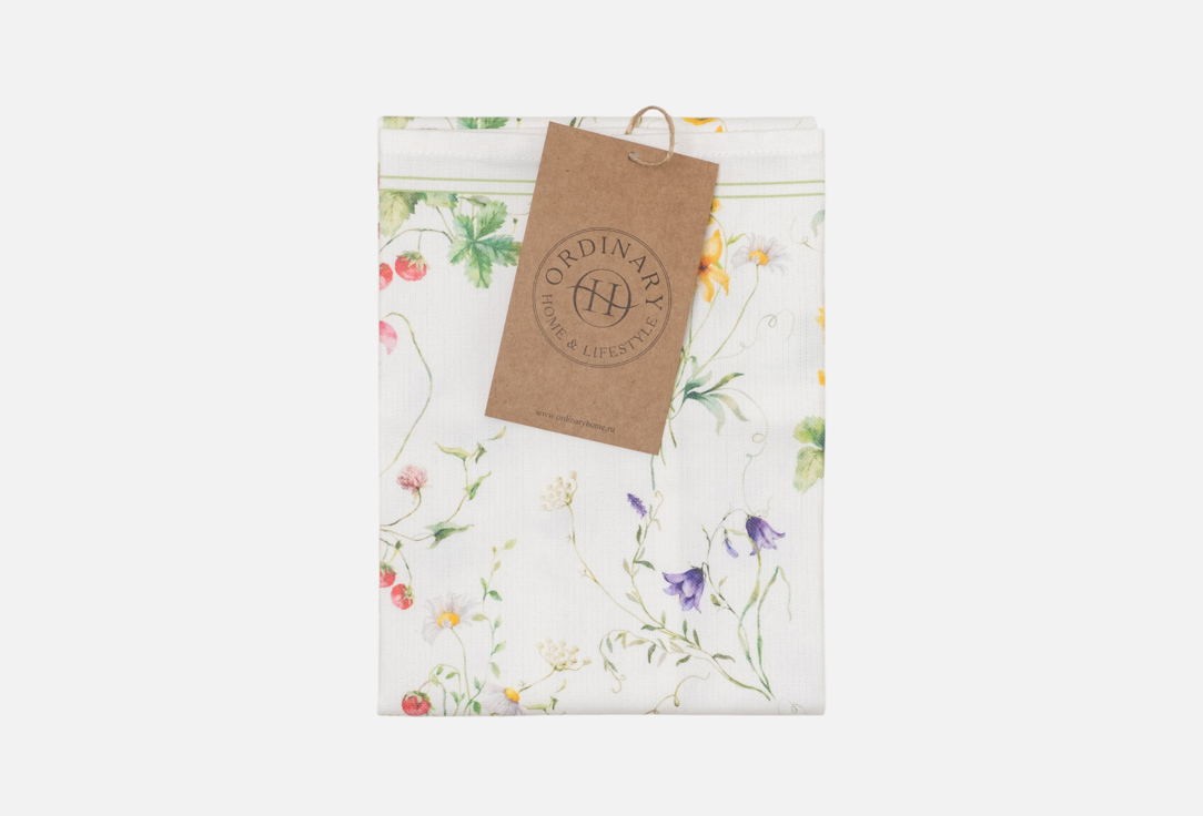 

Кухонное полотенце ORDINARY HOME & LIFESTYLE, Принт, Луговые цветы, 40х60 см 1 шт