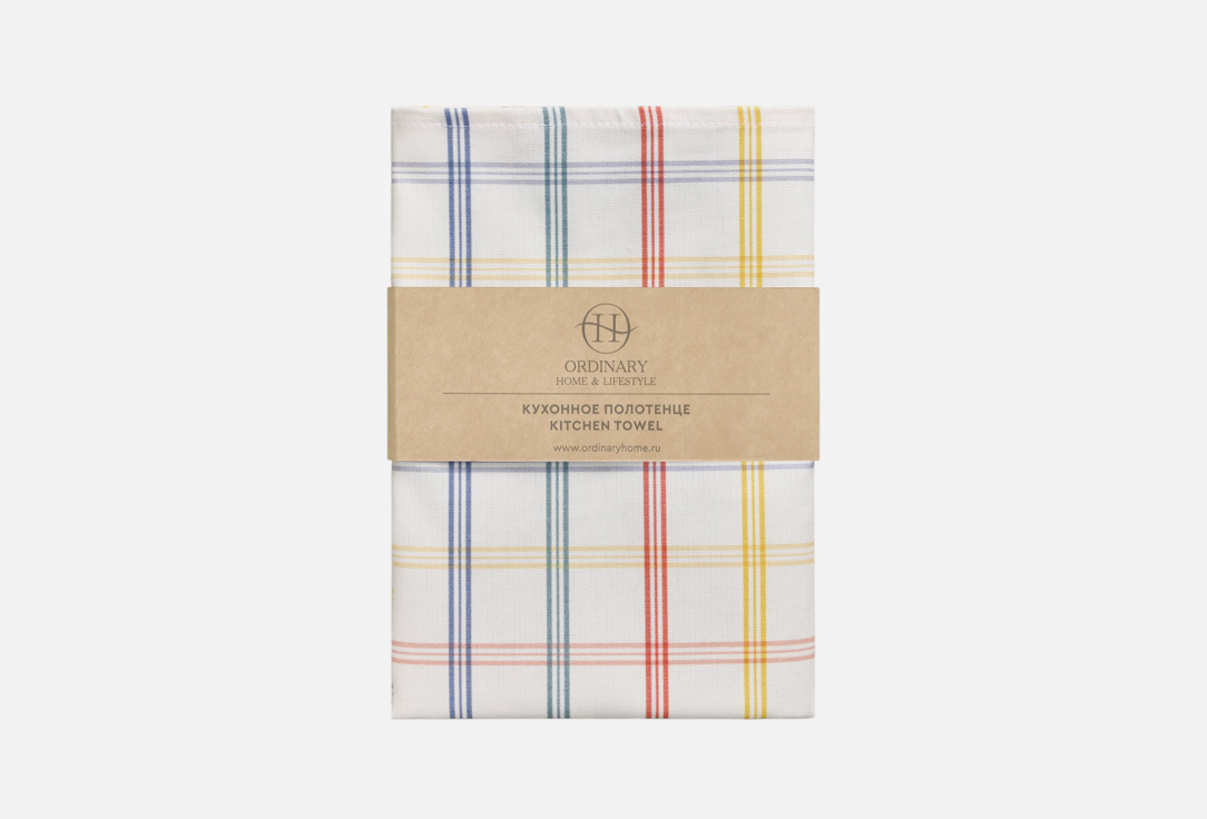 Изображение товара Набор кухонных полотенец Весенняя клетка 40х60 см хлопок 2 шт