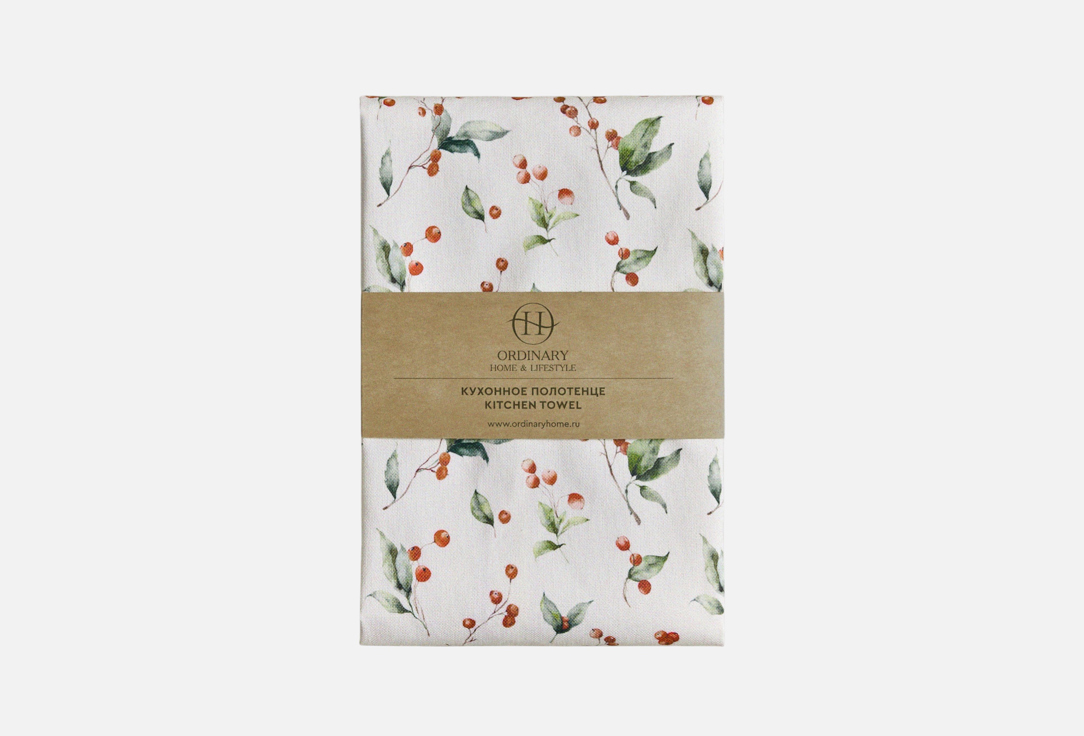 Изображение товара Набор кухонных полотенец Ordinary Home & Lifestyle Брусника, 40х60 см