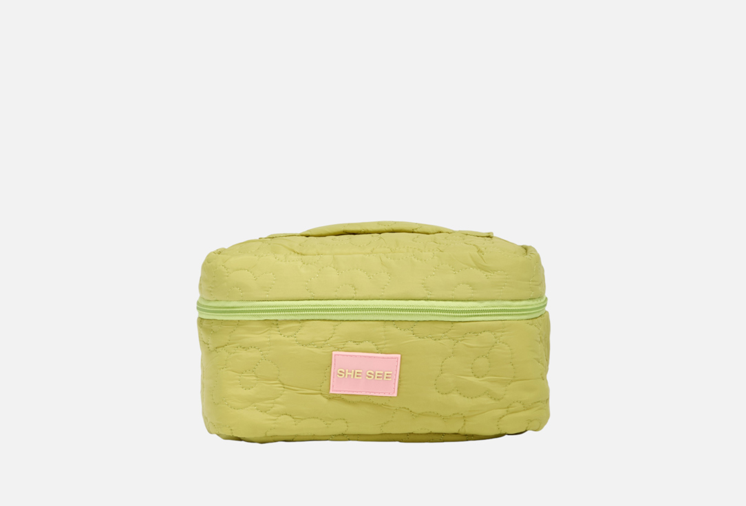 

косметичка SHE SEE, Зеленый, Дорожная, большая 1 шт