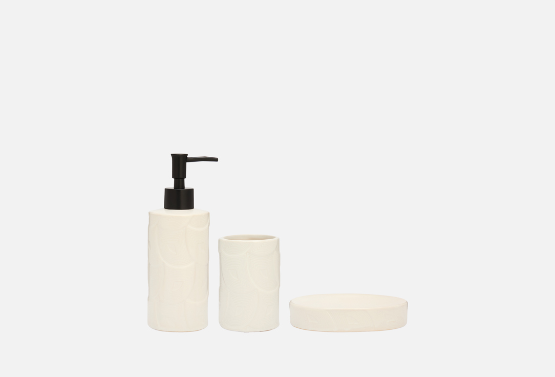 

Набор аксессуаров для ванной ND PLAY, Белый, Petal 3 шт