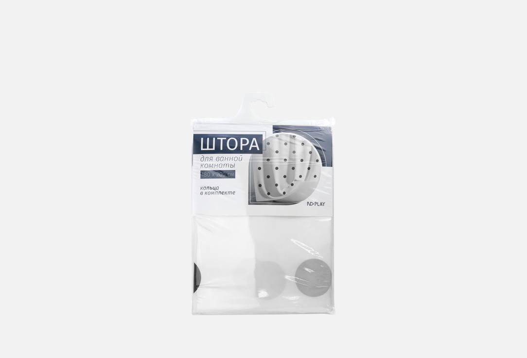 

Штора для ванной комнаты ND HOME, Принт, Basic 1 шт