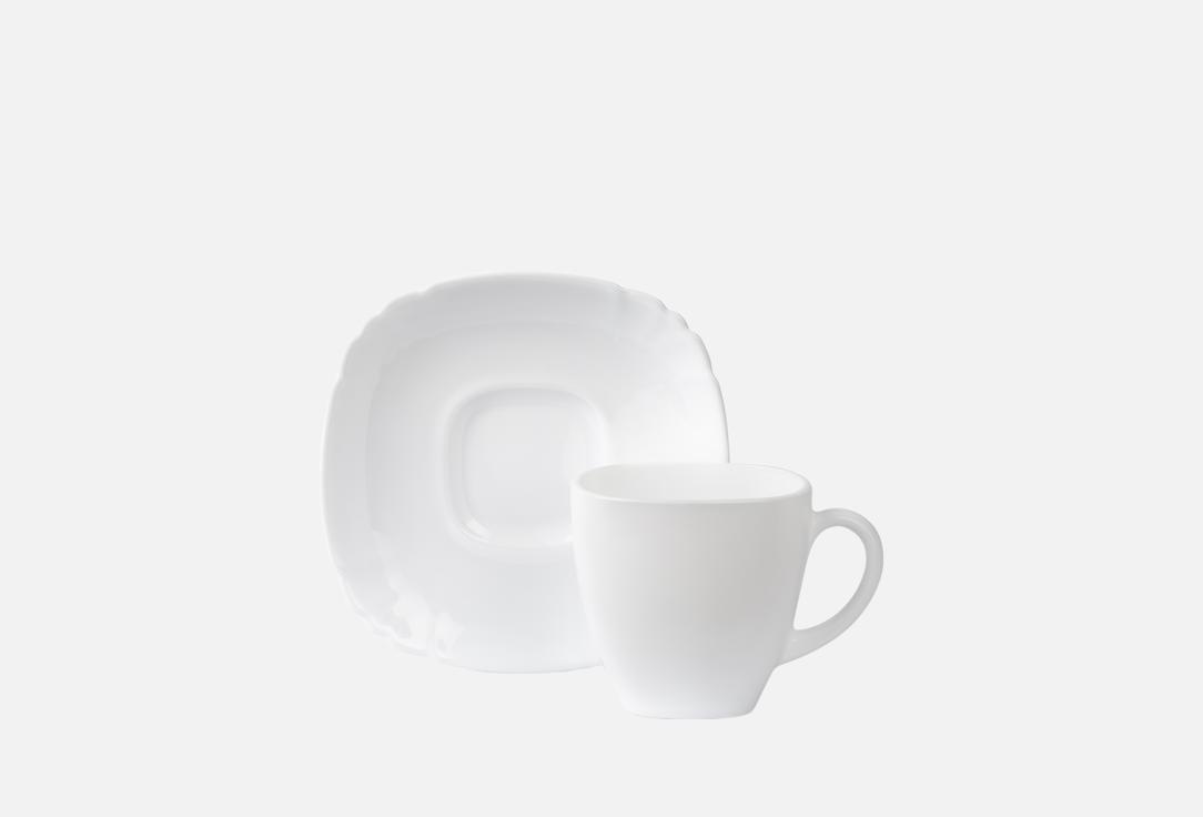 Изображение товара Набор чайный LUMINARC БЭЙСИК, белый, 12 предметов