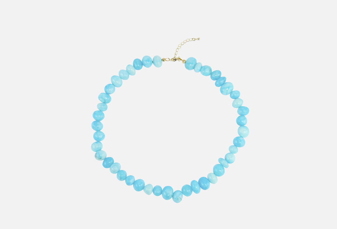 

Колье ALERIE-ACCESSORIES, Caramel Blue из агата 1 шт