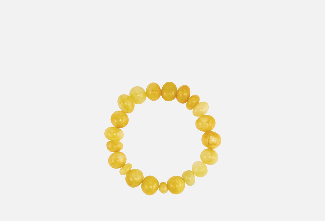 

Браслет ALERIE-ACCESSORIES, Caramel Yellow из агата 1 шт
