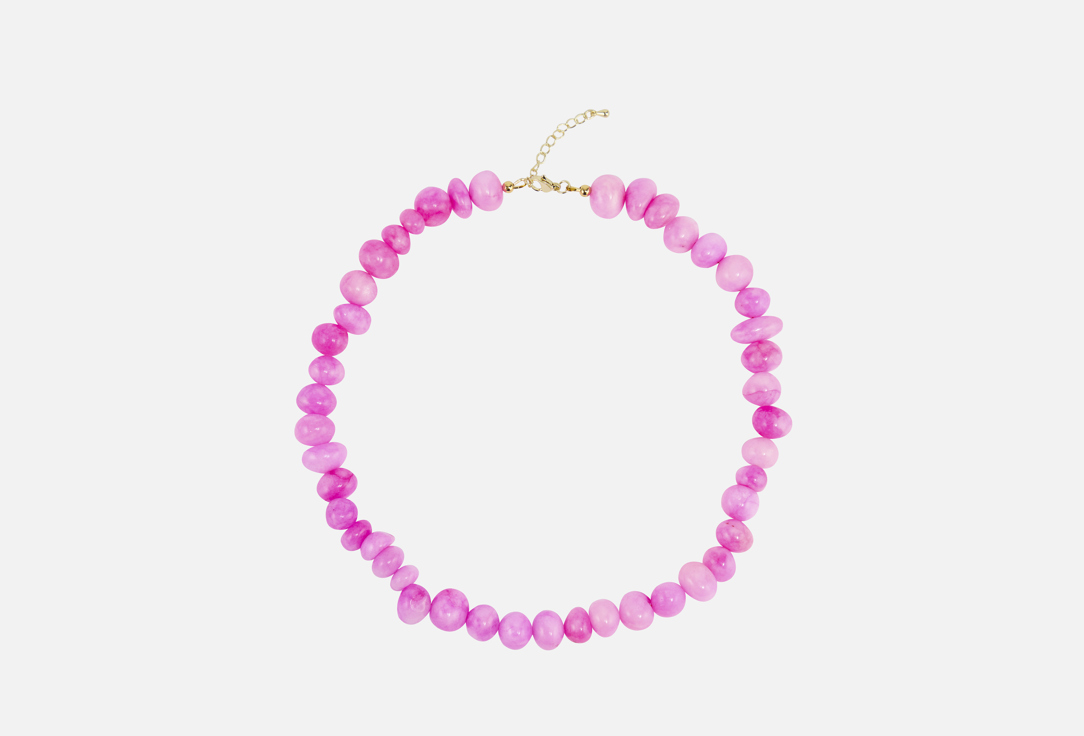 Изображение товара Колье Alerie-Accessories Caramel Rose из агата с позолотой для женщин