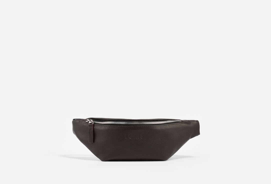 Изображение товара Сумка поясная кожаная LOKIS Темно-коричневая