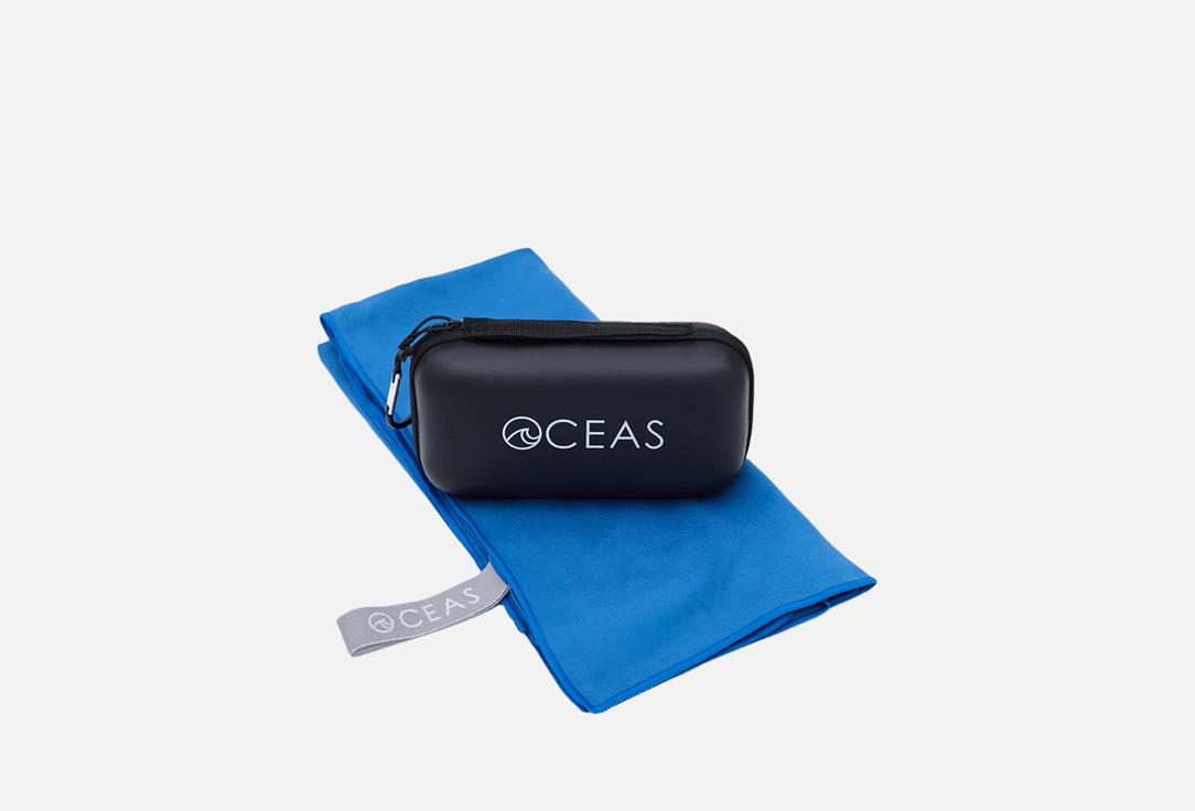 Изображение товара Спортивное полотенце OCEAS синее 150х75 см быстросохнущее микрофибра