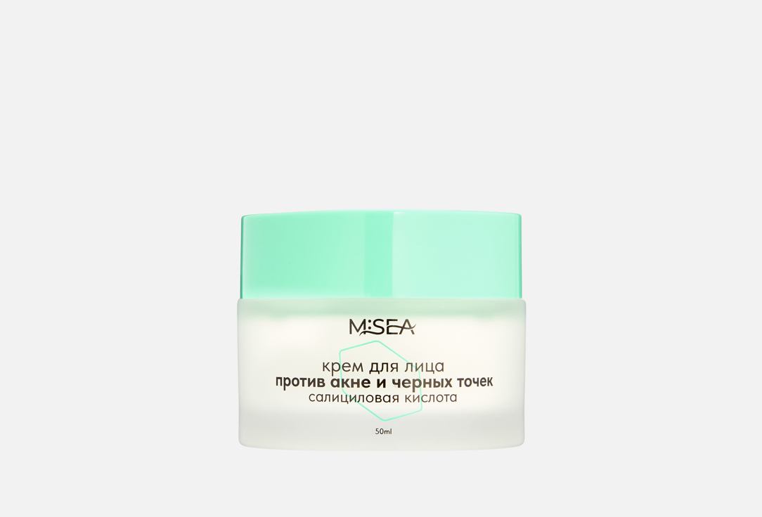 

Крем для лица против акне M:SEA, SALICYLIC ACID 50 мл
