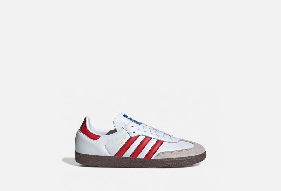 Изображение товара Кроссовки Adidas Samba OG White Better Scarlet Унисекс демисезонные натуральная кожа