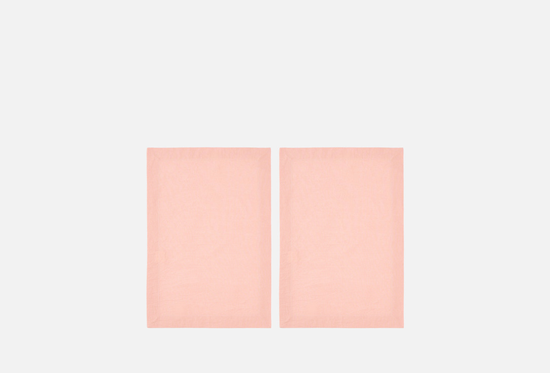 Изображение товара Набор декоративных салфеток Елань 35х50 розовые хлопковые комплект