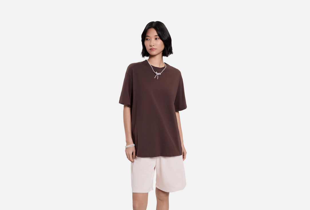 Изображение товара Футболка Mark Formelle коричневая 100% хлопок для женщин