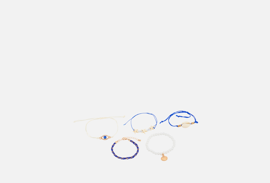 Изображение товара Набор браслетов Vittoria Vicci морской стиль искусственный жемчуг ракушки