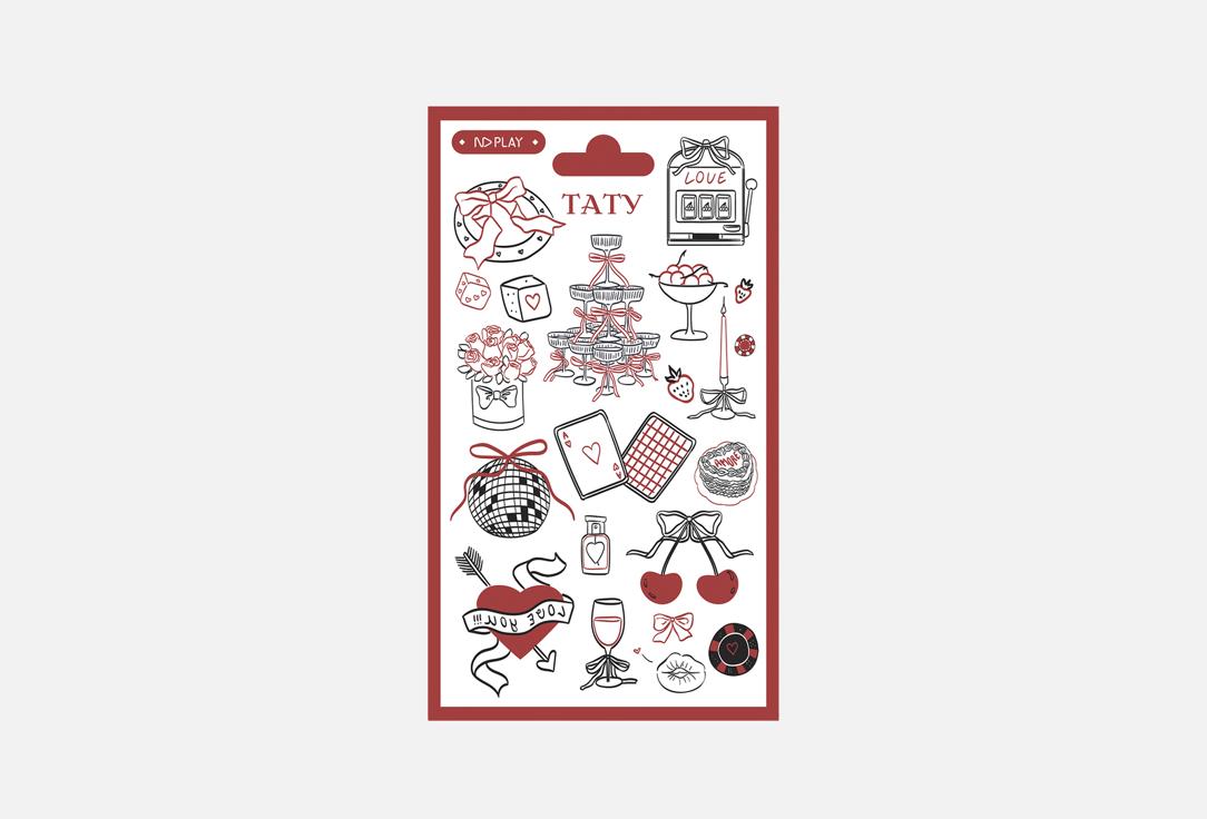 

Переводные тату ND PLAY, Design 6 1 шт