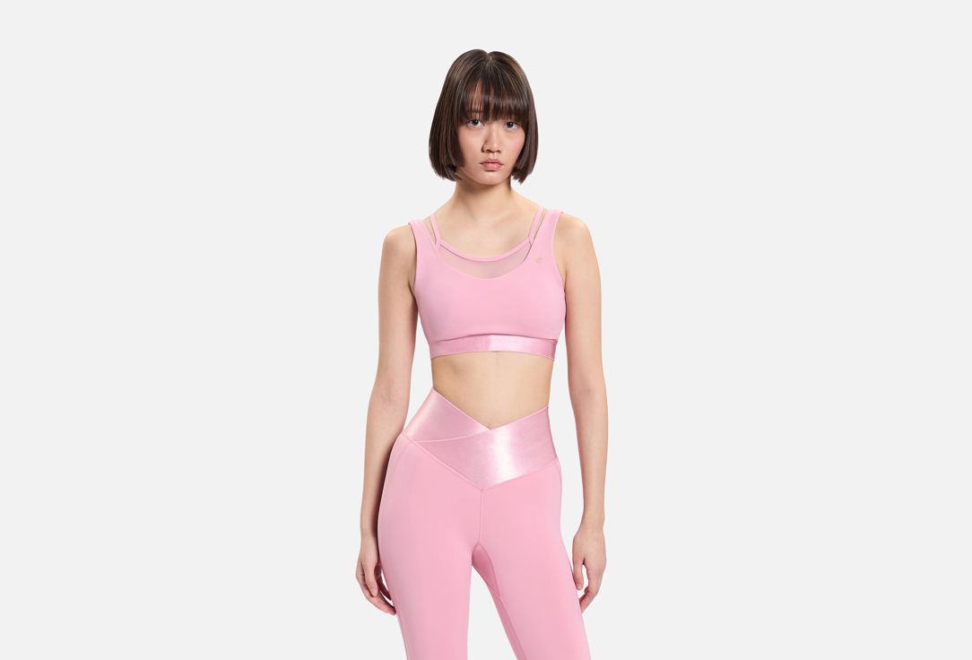 Изображение товара Топ спортивный Sensana Glam Move для женщин, фитнес, йога, бег, высокая фиксация